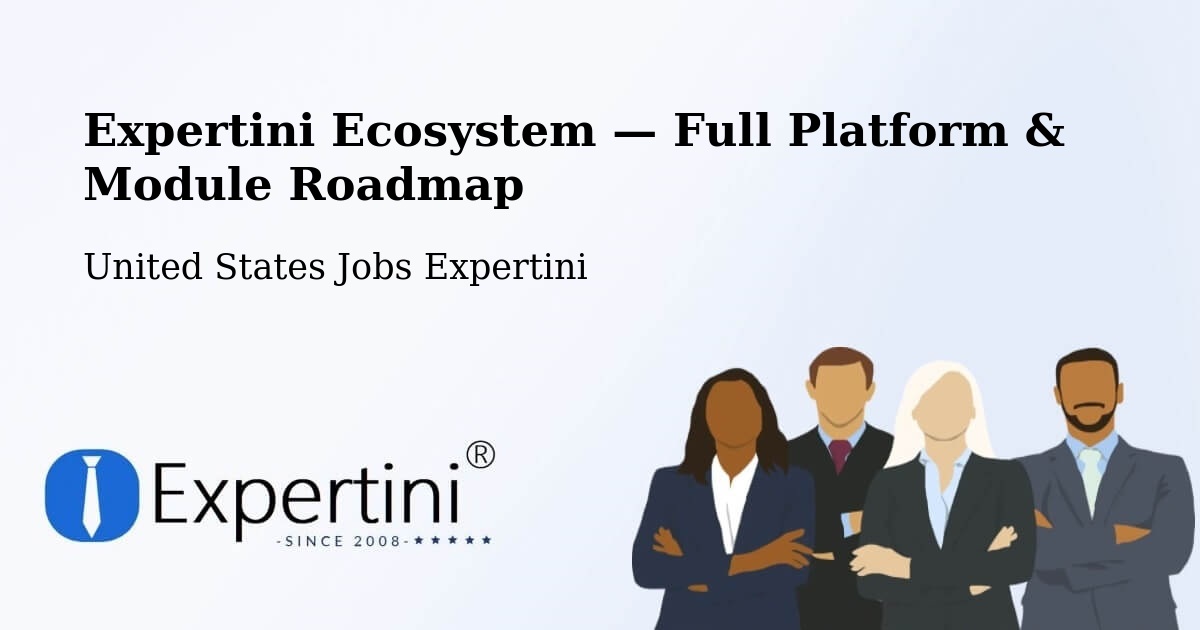 Expertini Ecosystem — Full Platform & Module Roadmap – Eddystone